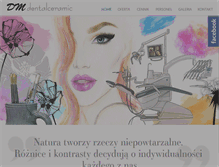 Tablet Screenshot of dentalceramic.pl